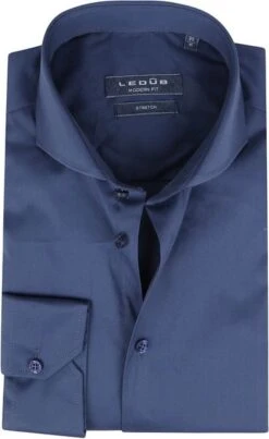 Ledub Overhemd Donkerblauw