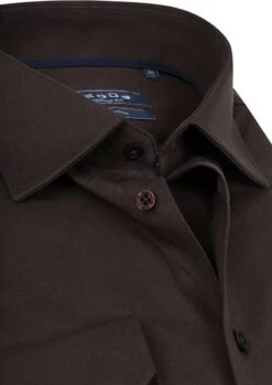 Ledub Tricot Overhemd Donkerbruin -Kleding Verkoop 74328 2 1