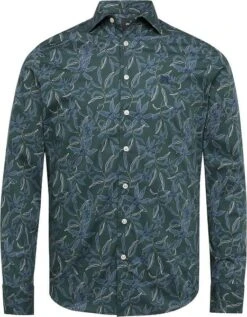 Vanguard Overhemd Bloemen Donkergroen -Kleding Verkoop 74439 1 1