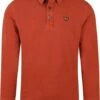 PME Legend Longsleeve Pique Polo Rood -Kleding Verkoop 74482 1