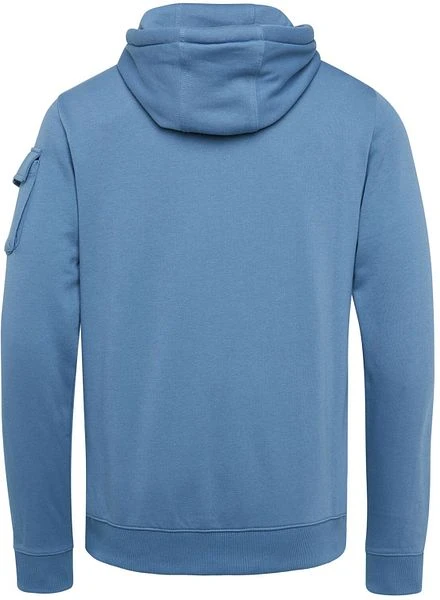 PME Legend Hoodie Brushed Fleece Blauw 6 PME Legend Hoodie Brushed Fleece Blauw - Image 4