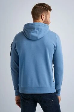 PME Legend Hoodie Brushed Fleece Blauw 10 PME Legend Hoodie Brushed Fleece Blauw -Kleding Verkoop 74545 4