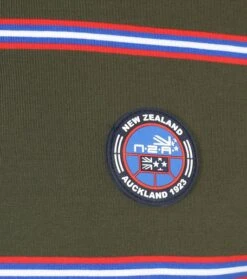 NZA Polo Franz Josef Strepen Donkergroen -Kleding Verkoop 74571 3