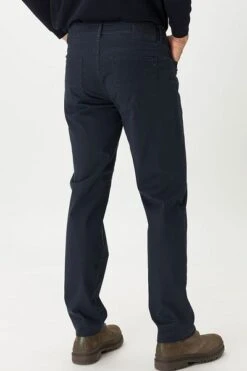 Brax Cadiz Broek Five Pocket Donkerblauw Print -Kleding Verkoop 74580 4
