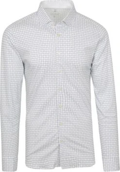 Desoto Overhemd Strijkvrij Print Wit -Kleding Verkoop 74682 1 1