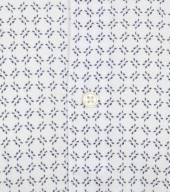 Desoto Overhemd Strijkvrij Print Wit -Kleding Verkoop 74682 3