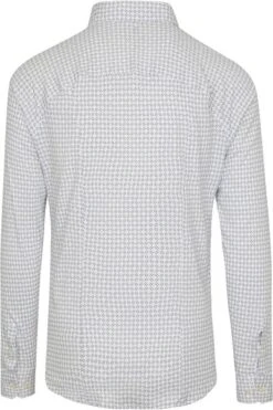 Desoto Overhemd Strijkvrij Print Wit -Kleding Verkoop 74682 4