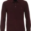 Casa Moda Polo LS Bordeaux Rood -Kleding Verkoop 74687 1