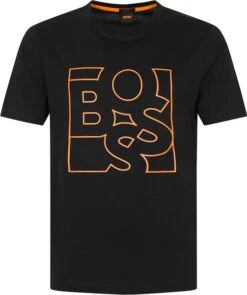 Hugo Boss T-shirt Teetrury 2 Zwart