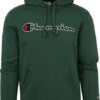 Champion Hoodie Logo Donkergroen 1 Champion Hoodie Logo Donkergroen -Kleding Verkoop 74877 1