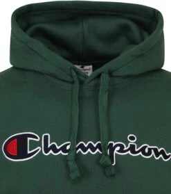 Champion Hoodie Logo Donkergroen 11 Champion Hoodie Logo Donkergroen -Kleding Verkoop 74877 2