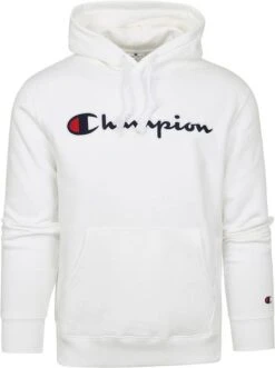 Champion Hoodie Logo Wit -Kleding Verkoop 74881 1 1