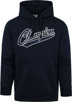Champion Hoodie College Logo Donkerblauw