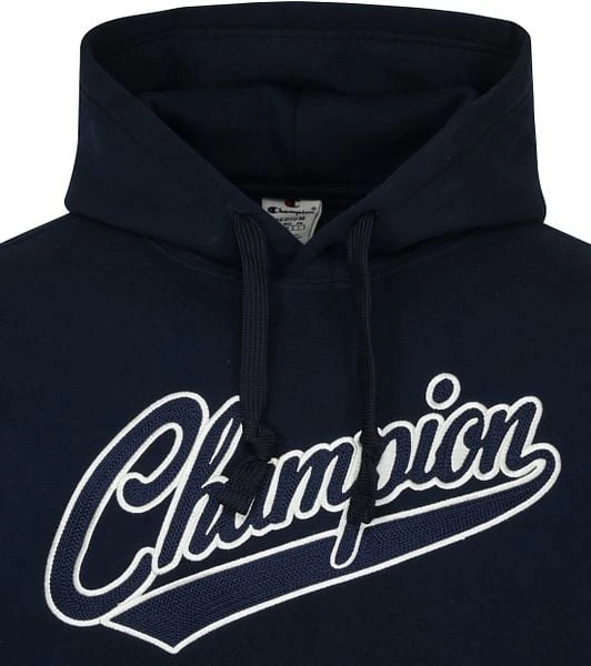 Champion Hoodie College Logo Donkerblauw 7 Champion Hoodie College Logo Donkerblauw - Image 5