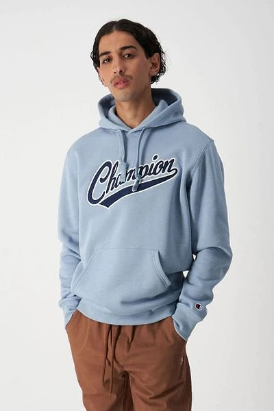 Champion Hoodie College Logo Lichtblauw 4 Champion Hoodie College Logo Lichtblauw - Image 2