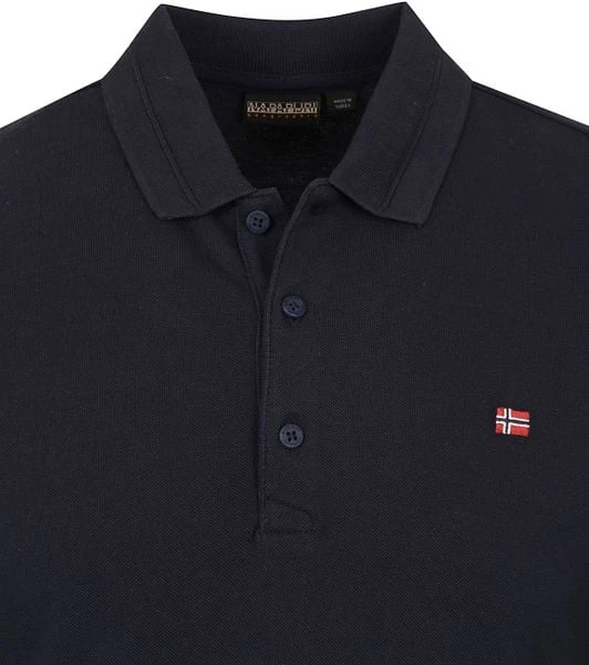 Napapijri Ealis Longsleeve Polo Navy 8 Napapijri Ealis Longsleeve Polo Navy - Image 6