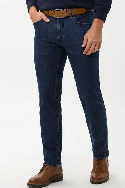 Brax Cadiz Jeans Donkerblauw 5 Brax Cadiz Jeans Donkerblauw - Image 3