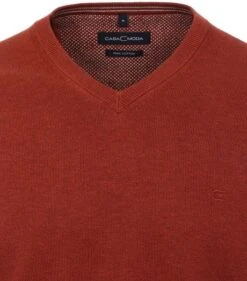 Casa Moda Pullover V-Hals Oranje -Kleding Verkoop 74967 2 1