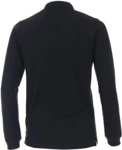 Casa Moda Longsleeve Polo Navy Blauw -Kleding Verkoop 74968 3 1