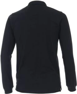 Casa Moda Longsleeve Polo Navy Blauw -Kleding Verkoop 74968 3