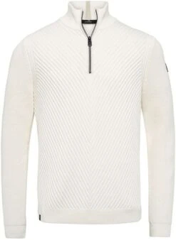 Vanguard Trui Half Zip Off-White -Kleding Verkoop 74971 1 1