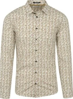No-Excess No Excess Overhemd Patroon Wit -Kleding Verkoop 75019 1 1