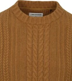 No-Excess No Excess Pullover Mix Wol Gebreid Bruin -Kleding Verkoop 75026 2