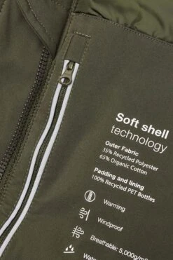 KnowledgeCotton Apparel Jas Donkergroen -Kleding Verkoop 75064 6