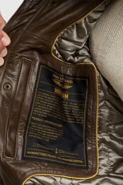 PME Legend Jas Hudson Leer Bruin -Kleding Verkoop 75121 6