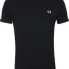Fred Perry T-Shirt Ringer Navy -Kleding Verkoop 75138 1