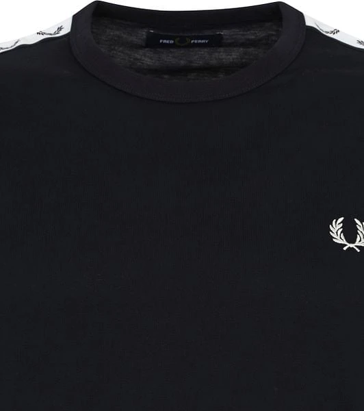 Fred Perry T-Shirt Ringer Navy 7 Fred Perry T-Shirt Ringer Navy - Image 5