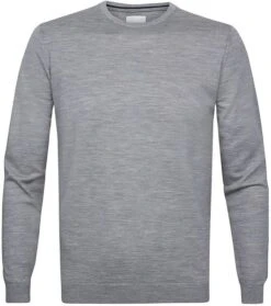 Profuomo Pullover Merinowol Grijs -Kleding Verkoop 75182 1 1