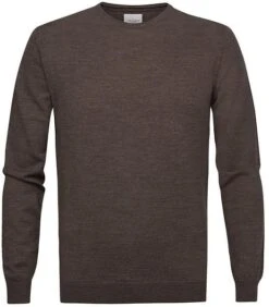 Profuomo Pullover Merinowol Taupe -Kleding Verkoop 75183 1 1