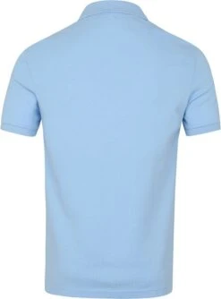 Lacoste Pique Poloshirt Lichtblauw -Kleding Verkoop 75186 4