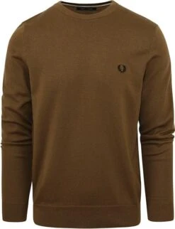 Fred Perry Trui Wol Mix Logo Bruin 12 Fred Perry Trui Wol Mix Logo Bruin -Kleding Verkoop 75258 5 1