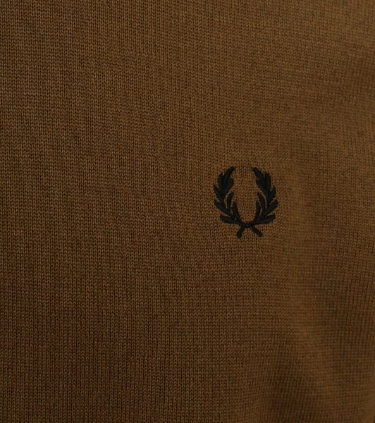 Fred Perry Trui Wol Mix Logo Bruin 5 Fred Perry Trui Wol Mix Logo Bruin - Image 3
