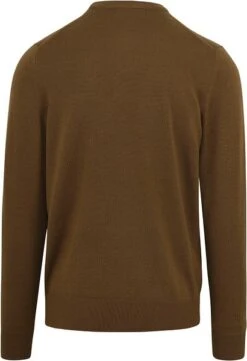 Fred Perry Trui Wol Mix Logo Bruin 11 Fred Perry Trui Wol Mix Logo Bruin -Kleding Verkoop 75258 8