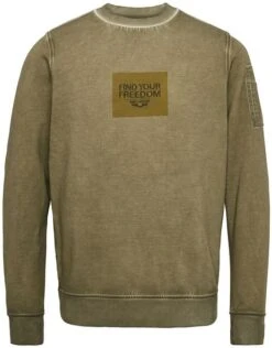 PME Legend Sweater Cold-Dye Groen