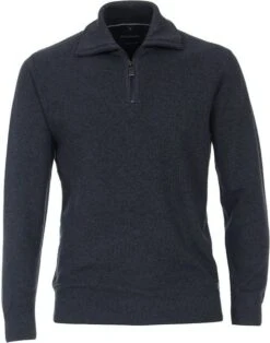 Casa Moda Halfzip Trui Donkerblauw -Kleding Verkoop 75298 1 1