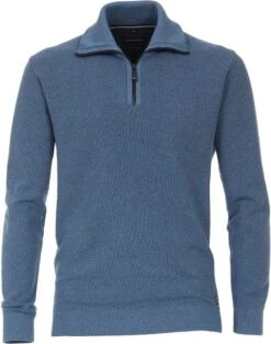 Casa Moda Halfzip Trui Blauw -Kleding Verkoop 75299 1 1