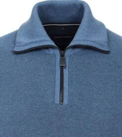 Casa Moda Halfzip Trui Blauw -Kleding Verkoop 75299 2 1