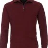 Casa Moda Halfzip Trui Bordeaux -Kleding Verkoop 75300 1