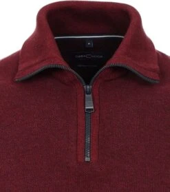 Casa Moda Halfzip Trui Bordeaux -Kleding Verkoop 75300 2 1