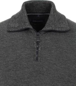 Casa Moda Halfzip Trui Donkergroen -Kleding Verkoop 75301 5 1