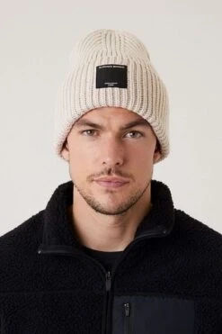 Bjorn Borg Knitted Muts Beige -Kleding Verkoop 75334 2 1