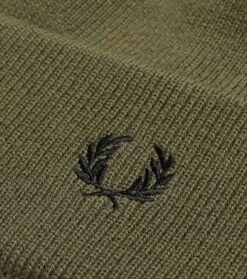 Fred Perry Muts Wol Donkergroen -Kleding Verkoop 75343 2 1