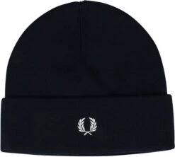 Fred Perry Muts Wol Navy -Kleding Verkoop 75344 3 1