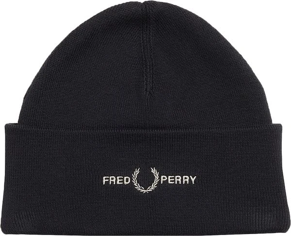 Fred Perry Muts Wol Logo Zwart 3 Fred Perry Muts Wol Logo Zwart