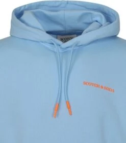 Scotch And Soda Felpa Hoodie Lichtblauw -Kleding Verkoop 75499 2 1