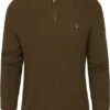 Gant Halfzip Wol Donkergroen 2 Gant Halfzip Wol Donkergroen -Kleding Verkoop 75604 1